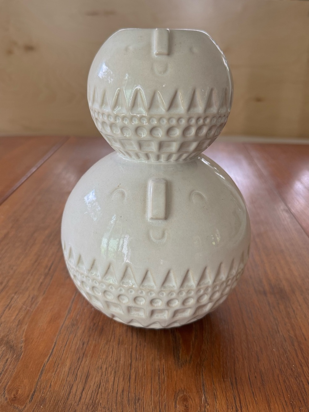 AtelierStella x West Elm Glazed Terra Cotta Vase with Faces